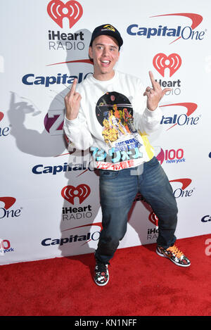 Logic assiste la Z100's Jingle Ball 2017 press room su dicembre 8, 2017 a New York City. Foto Stock