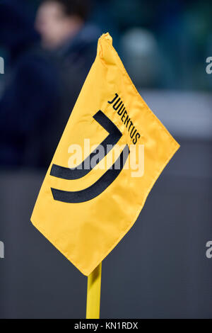 Torino, Italia . 09Dec, 2017. Durante la serie di una partita di calcio tra Juventus FC ed FC Internazionale Milano presso lo stadio Allianz il 09 dicembre, 2017 a Torino, Italia. Credito: Antonio Polia/Alamy Live News Foto Stock