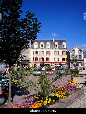 Dinard, Ille-et-Vilaine nel circondario di Saint-Malo sull'estuario della Rance, Bretagna, Francia Foto Stock