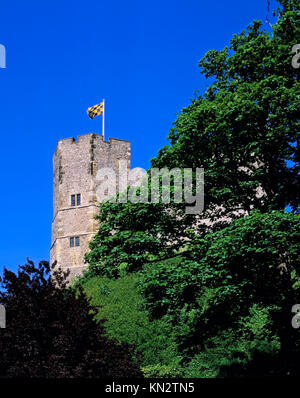 Lewes Castle, Lewes, East Sussex, Regno Unito Foto Stock