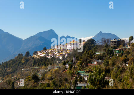 Monastero di Tawang, te secondo più grande monastero del mondo, noto anche come Galden Namgey Lhatse Foto Stock