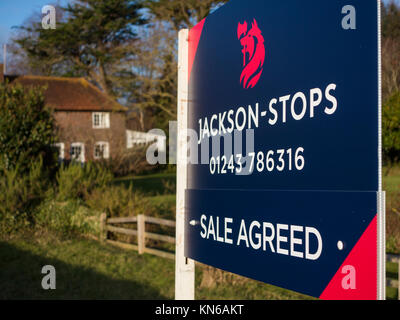 Un rustico in offerta in campagna inglese Foto Stock