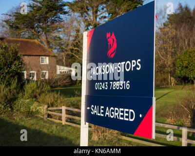 Un rustico in offerta in campagna inglese Foto Stock