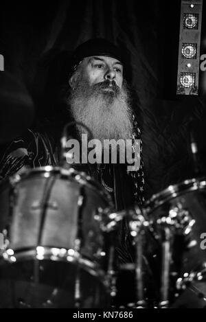 La Andy Gunn Band nella mescolanza House Edimburgo 2017 Foto Stock