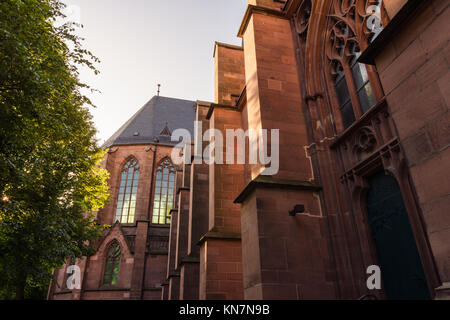 Karlsruhe Chiesa Cattedrale St Bernhard architettura religiosa cattolica Bernhardskirche Foto Stock