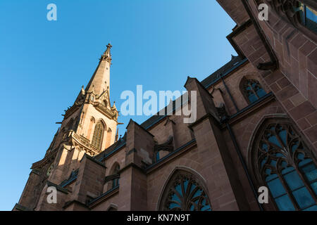 Karlsruhe Chiesa Cattedrale St Bernhard architettura religiosa cattolica Bernhardskirche Foto Stock