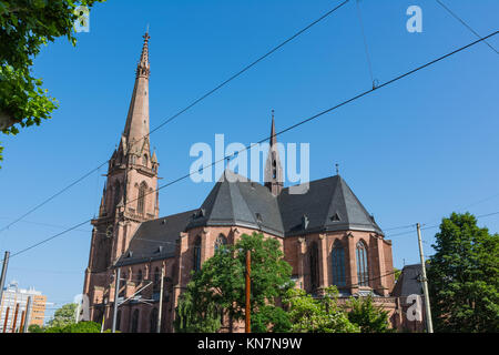 Karlsruhe Chiesa Cattedrale St Bernhard architettura religiosa cattolica Bernhardskirche Foto Stock