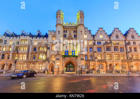 Londra, NOV 13: vista notturna della famosa risorse Wogen il Nov 13, 2015 a Londra, Regno Unito Foto Stock