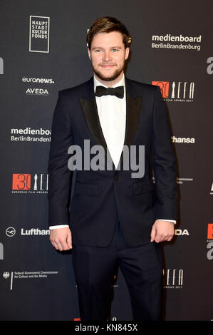 Jack Reynor assiste il trentesimo European Film Awards 2017 all'Haus der Berliner Festspiele su dicembre 9, 2017 a Berlino, Germania. Foto Stock