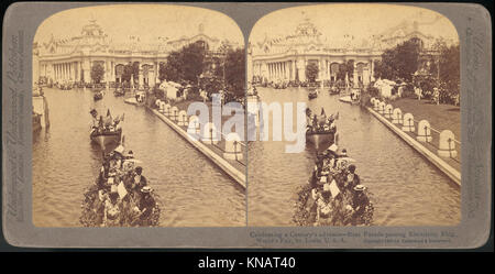 -Gruppo di 47 Stereografia viste del 1904 San Louis della fiera del mondo e Louisiana Purchase Exposition- INCONTRATO DP75710 288319 Foto Stock