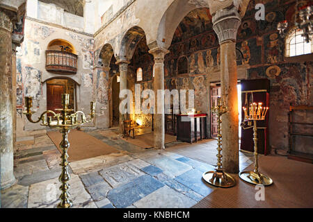 La chiesa di San Dimitrios (metropoli) in Mistra, Grecia Foto Stock