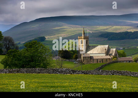 Chiesa Hawes; Wensleydale; Yorkshire; Regno Unito Foto Stock