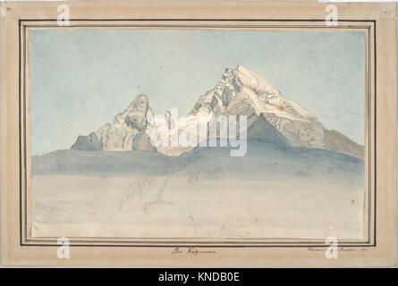 Agosto Heinrich - Der Watzmann von Nordosten (1820-22) 384969 Foto Stock