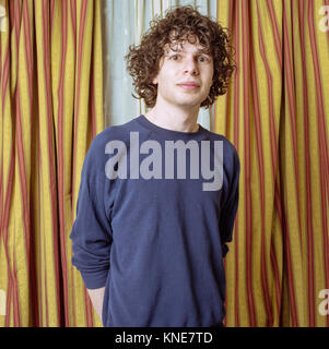 Simon Amstell, inglese comico, presentatore della televisione, sceneggiatore, regista e attore. Londra Inghilterra, Regno Unito. Foto Stock