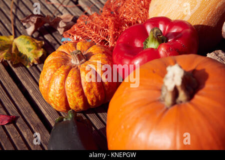 Varietà di ortaggi freschi Foto Stock