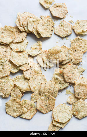 Multi-granella crackers, close-up Foto Stock