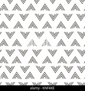 Geometrica astratta fashion design stampa l'onda triangolare pattern Illustrazione Vettoriale