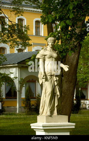 Tschechien, Böhmen : Franzensbad, statua im Kurpark Foto Stock