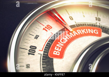 Benchmarking - Modalità di Business concetto. 3D. Foto Stock