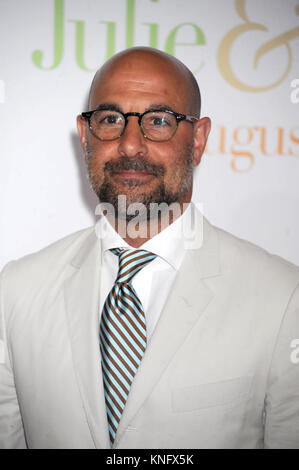 Stanley Tucci al Julie & Julia premiere del film al Teatro Ziegfeld a New York City. Luglio 30, 2009 Credit: Dennis Van Tine/MediaPunch Foto Stock