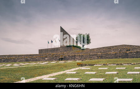 Seconda Guerra Mondiale cimitero tedesco in Italia. Passo della Futa, provincia di Firenze. Foto Stock