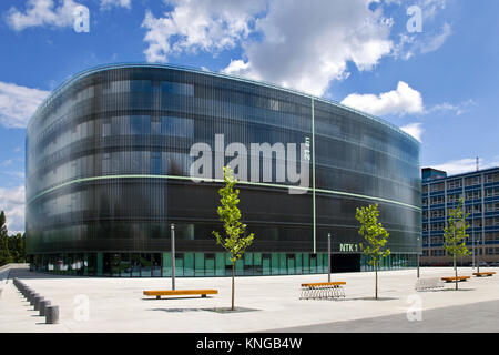 Narosni technicka knihovna, la Biblioteca Nazionale di tecnologia, quartiere di Dejvice, Praga, Repubblica Ceca - Architettura Grand Prix Foto Stock