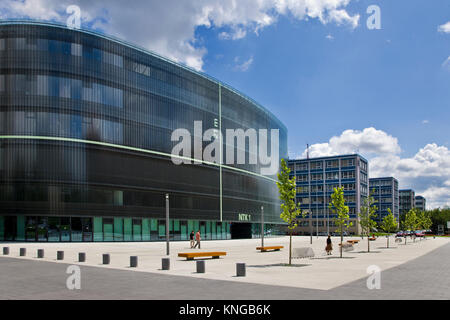 Narosni technicka knihovna, la Biblioteca Nazionale di tecnologia, quartiere di Dejvice, Praga, Repubblica Ceca - Architettura Grand Prix Foto Stock