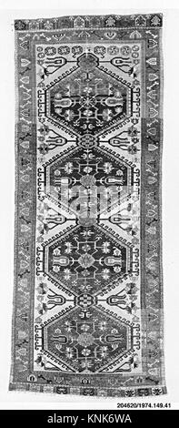 Tappeto di lana, attribuito alla Turchia, Ladik, ca. 1800 Foto Stock
