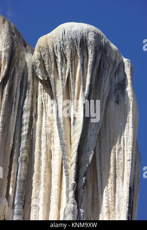 Hierve el Agua, cascadas petrificadas, Oaxaca, Messico Foto Stock