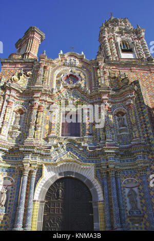 San Francisco Acatepec, San Andrés Cholula, Messico Foto Stock