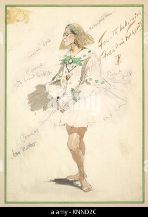 Costume Design per 'quarta ragazza di balletto (FraC3BClein Hochspitz)" (corto abito bianco) SODDISFATTE DP825261 413587 Foto Stock