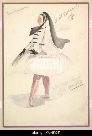 Costume Design per " sesta Ballet Girl' INCONTRATO DP825264 413617 Foto Stock