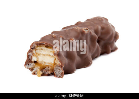 Barra di cioccolato con nocciole Foto Stock