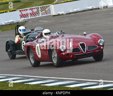 Christopher Mann, Alfa Romeo, Disco Volante, Peter Collins trofeo, Sports Racing Cars, Goodwood 74a Assemblea dei Soci, 74a riunione, 74a membri Meee Foto Stock