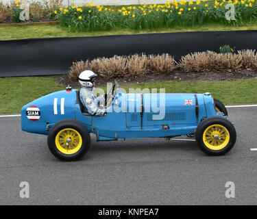 Charles McCabe, SER B-Type R5B, Remus, Parnell Cup, Grand Prix Formula 2, Voiturette, Goodwood 74a Assemblea dei Soci, 74a riunione, 74a membri Meee Foto Stock