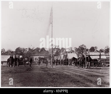 Sede centrale, decimo Esercito, Hatcher's Farm, Virginia ha incontrato DP70892 268145 Foto Stock