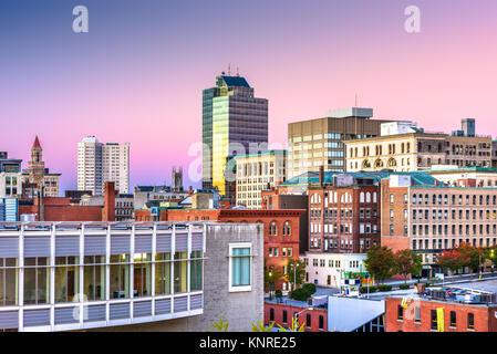 Worcester, Massachusetts, STATI UNITI D'AMERICA downtown skyline della citta'. Foto Stock