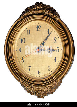 Quadrante di orologio vintage, alta risoluzione e dettagli Foto Stock