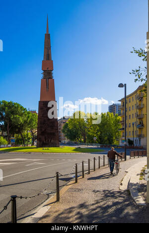 Terni, Italia - Il centro storico della città di Terni, la seconda città più grande della regione Umbria, Italia centrale Foto Stock