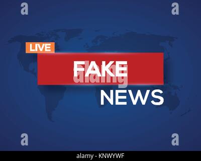 Ultime notizie. Notizie dal mondo con mappa backgorund Illustrazione Vettoriale