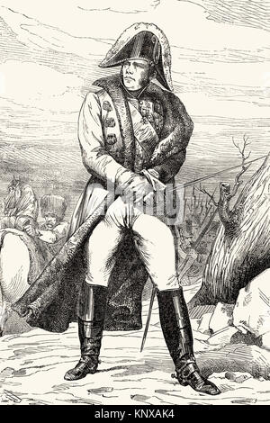 Il maresciallo Michel Ney, 1769 - 1815, un soldato francese e un comandante militare Foto Stock