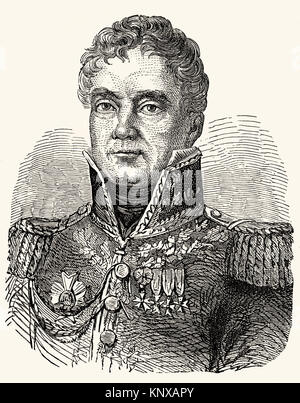 Georges Mouton, Comte de Lobau, 1770-1838, Maresciallo di Francia Foto Stock