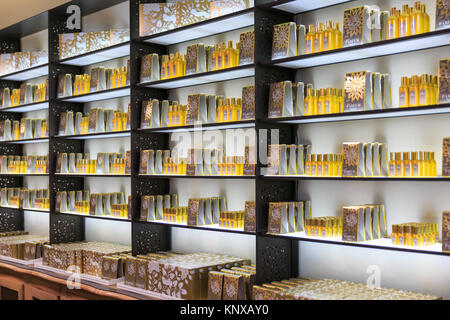 Al Parfumerie Fragonard laboratorio, shop e la fabbrica di Grasse, Cote d'Azur, in Francia Foto Stock