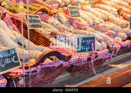 Tradiotional salsicce tedesche Foto Stock