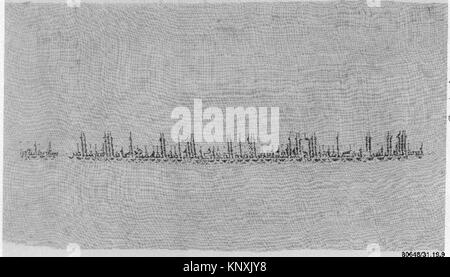 Frammento non identificato della raccolta MET, numero di catalogo 80648 448568. L'oggetto è un manufatto storico, conservato per lo studio e l'esposizione in un ambiente museale. Foto Stock