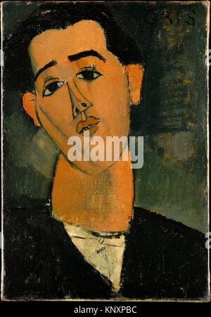 Juan Gris (1887-1927). Artista: Amedeo Modigliani (italiano, Livorno 1884-1920 Parigi); data: 1915; mezzo: Olio su tela; Dimensioni: 21 5/8 x 15 in.
