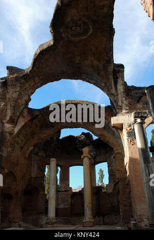 Villa Adriana fu costruito nel II secolo D.C. come un rifugio per l'imperatore romano Adriano Foto Stock