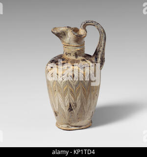 Oinochoe di vetro (profumo brocca) INCONTRATO DP151241 249829 Foto Stock