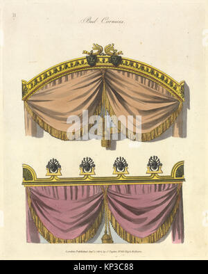 Una raccolta di disegni per Arredamento e Decorazione di interni, nella maggior parte approvato ed elegante gusto incontrato DP211453 357283 Foto Stock