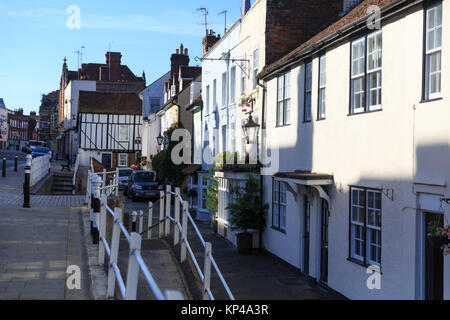 Vista del vecchio municipio di Hemel Hempstead Old Town, Hertfordshire, Inghilterra, Regno Unito Foto Stock